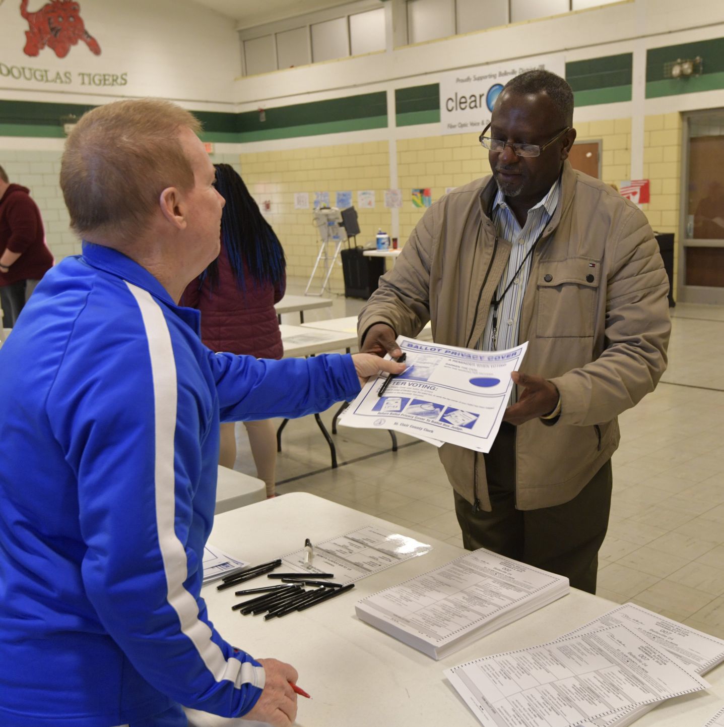 Midterm election voting in Belleville area